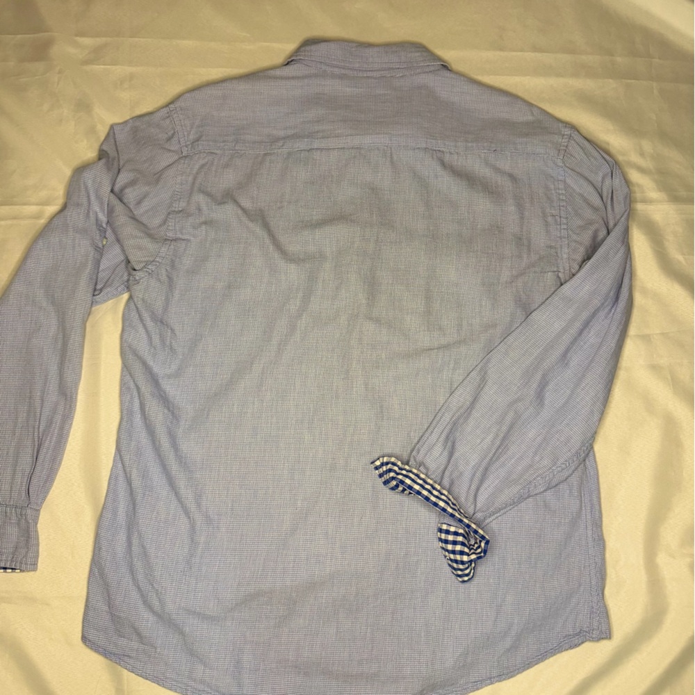 Paper Denim & Cloth Blue Oxford Button Down Shirt XL Classic Preppy Dadcore - Picture 7 of 13